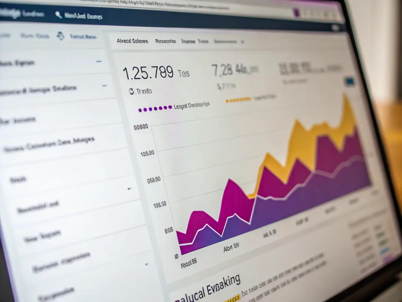 A graph showing upward growth in search engine rankings and website traffic, symbolizing MXM Exposure's SEO service.